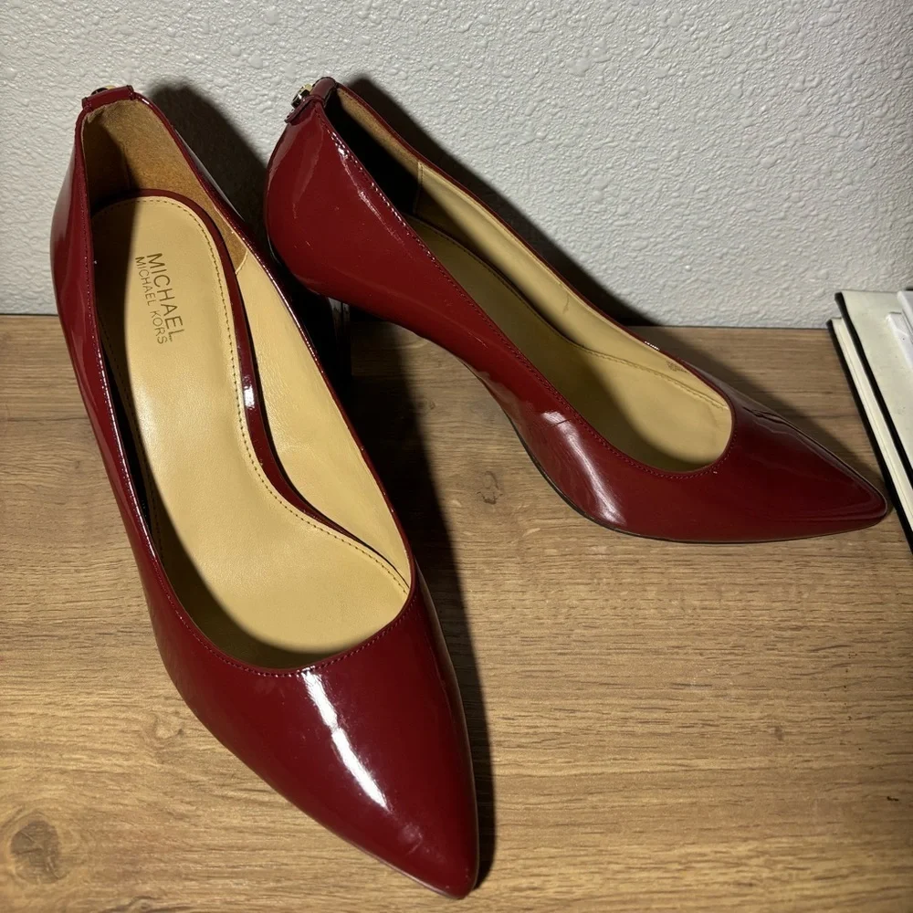 Michael Kors Glossy Red Heels
